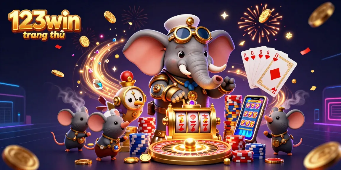 Win big at 123win trang chủ with thrilling games and vibrant graphics in this dynamic casino scene.