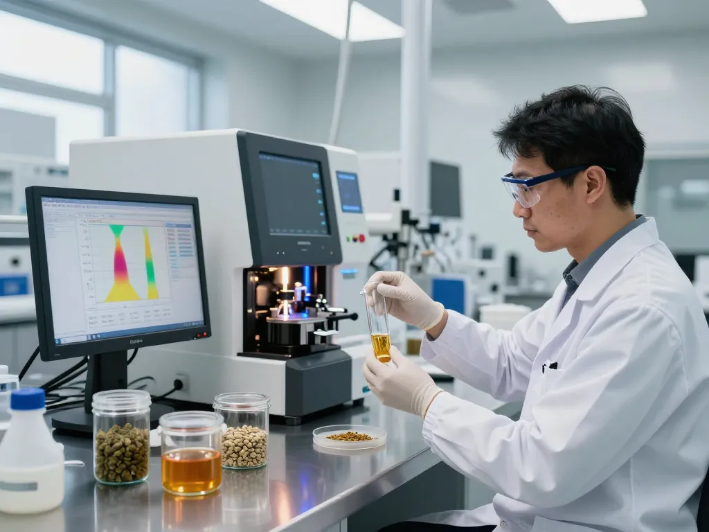 Cannabinoid manufacturer Europe showcasing premium extracts in a modern lab environment.