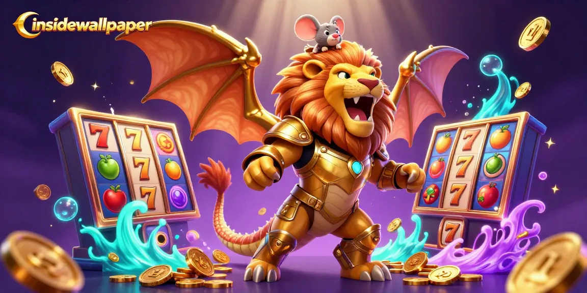 Gambarlah gabungan slot yang menarik di insidewallpaper dengan simbol beruntung dan jackpot yang menanti!