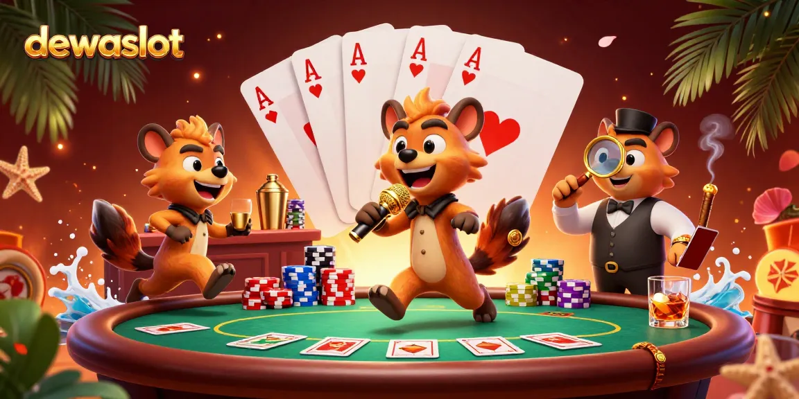Permainan dewaslot slot online yang menarik melibatkan simbol pencarian keberuntungan dan permainan seru.
