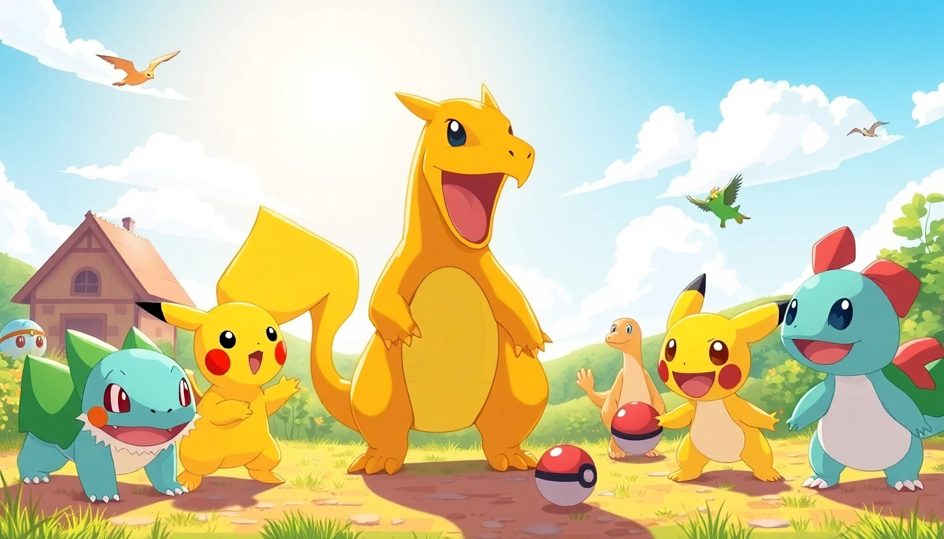 Explore playful Pokémon SVG designs featuring iconic characters like Pikachu and Charizard, perfect for crafting.