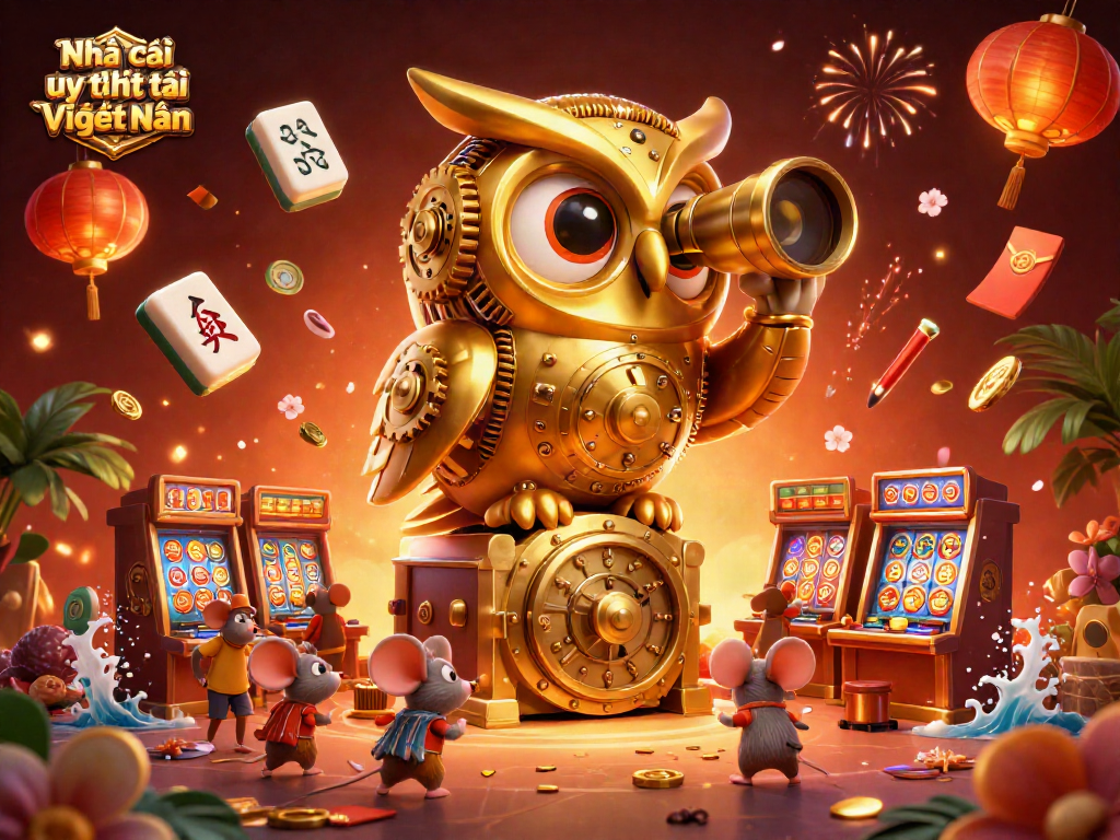 Experience the thrill of Nhà cái uy tín tại Việt Nam with an ultra-detailed 3D casino illustration.