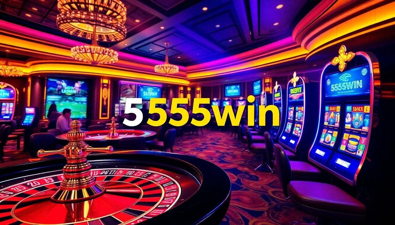 Experience thrilling gameplay at 555win casino with vibrant slots and exciting poker tables.