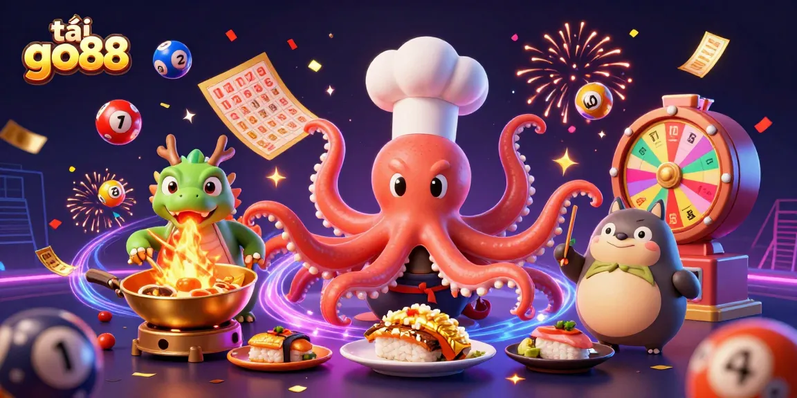 Win big with tải go88, featuring colorful gambling elements and dynamic 3D characters.