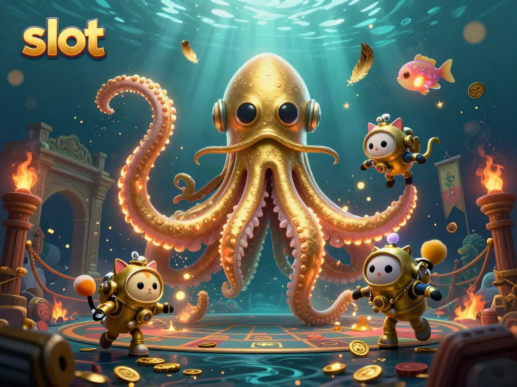 Spin the reels on slot machines with vibrant characters and immersive oceanic themes.