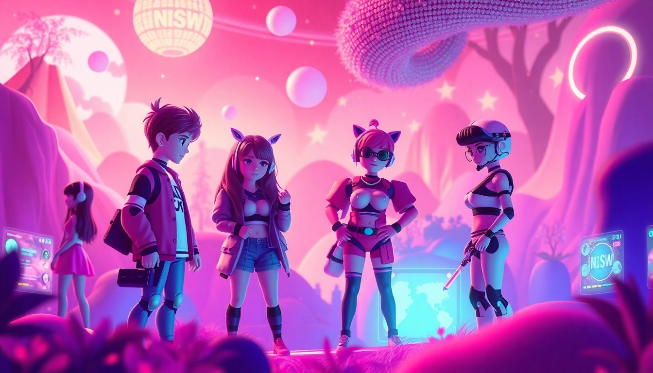Engaging scene of character ai nsfw avatars showcasing customization options and interactions.