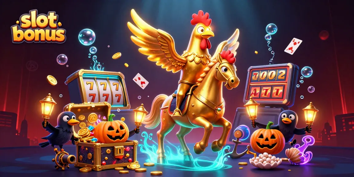 Engage with our vibrant slot bonus scene bursting with excitement and casino treasures.