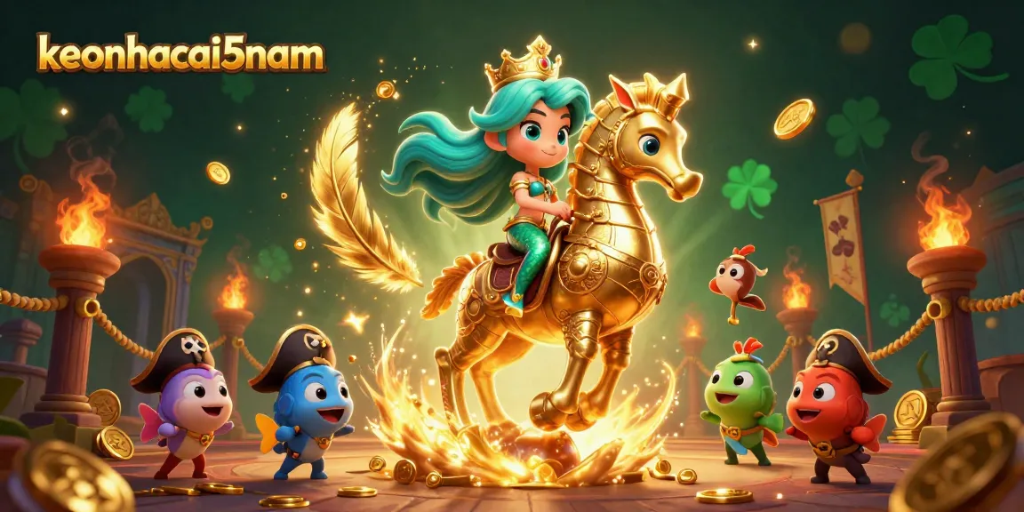 Engage in thrilling bets with keonhacai5nam as the vibrant mermaid princess leads the way.